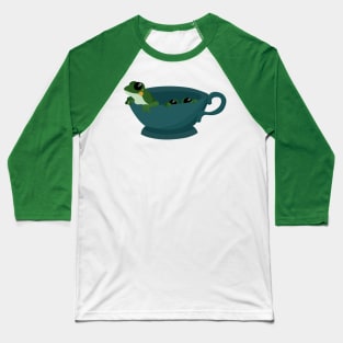 Frog in a Navy Cup Baseball T-Shirt